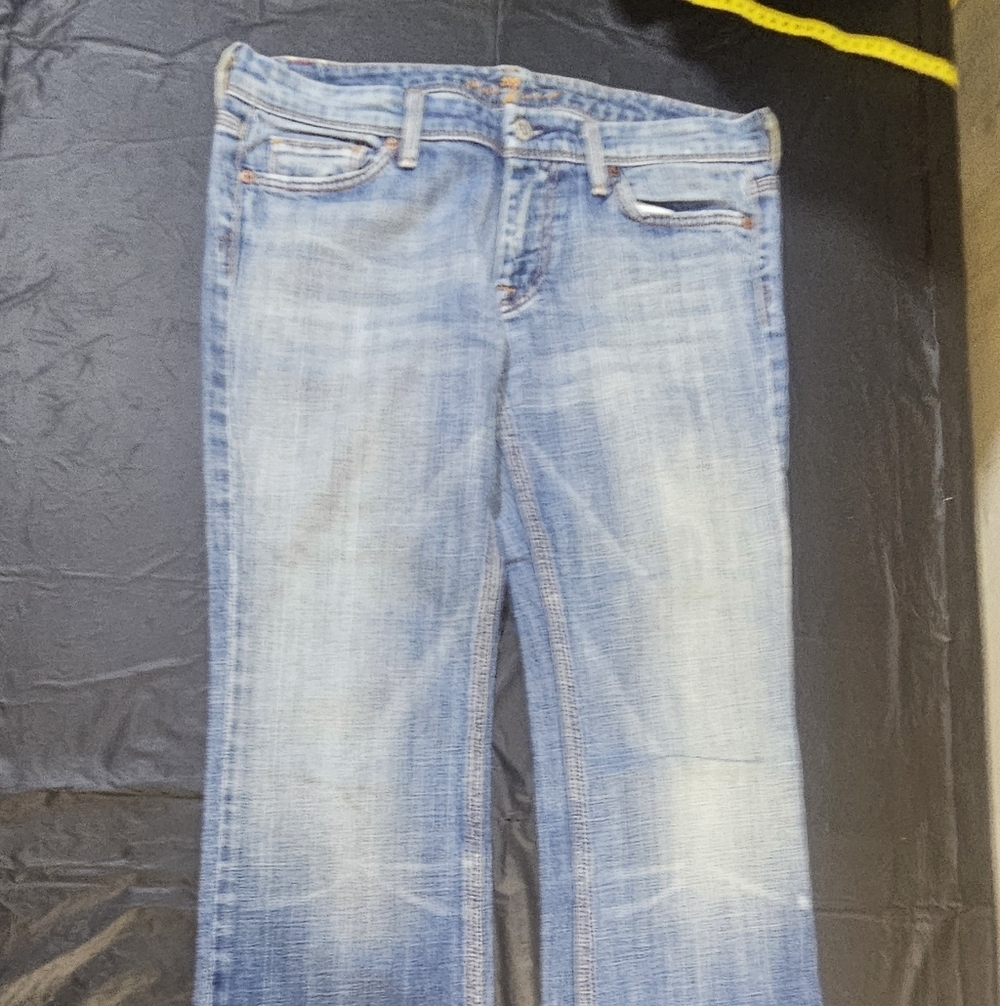 7 For All Mankind Light Blue Flare Jeans
